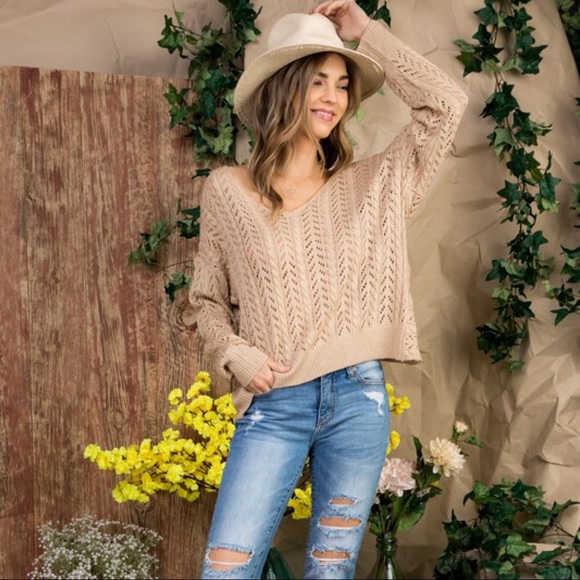 LAST CLEARANCE-NO OFFERS‼️Miranda Tie Sweater - Picture 6 of 8